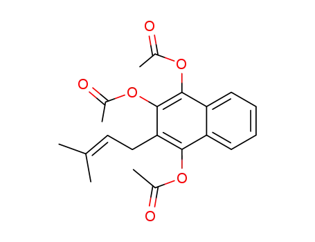 1,2,4-triacetoxy-3-(3-methyl-but-2-enyl)-naphthalene