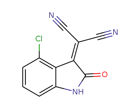 2-(4-chloro-2-oxoindolin-3-ylidene)malononitrile