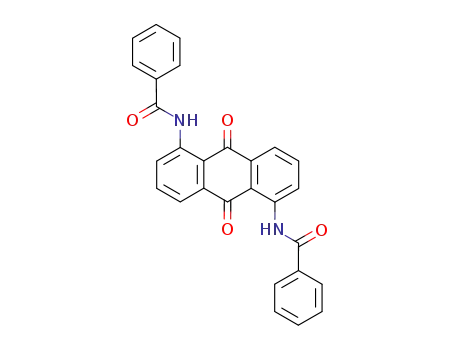 Molecular Structure of 82-18-8 (1,5-DIBENZAMIDOANTHRAQUINONE)