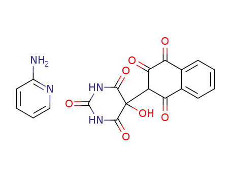 2-aminopyridinium 2-(5-hydroxy-2,4,6-trioxohexahydropyrimidin-5-yl)-1,3,4-trioxo-1,2,3,4-tetrahydronaphthalen-2-ide