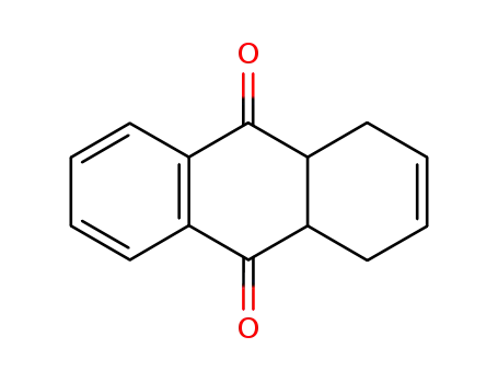 Molecular Structure of 56136-14-2 (1,4,4A,9A-TETRAHYDROANTHRAQUINONE, TECH. , 90)
