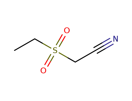 Molecular Structure of 13654-62-1 (ethylsulfonylacetonitrile)