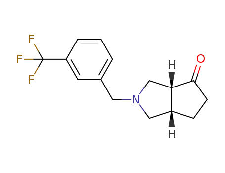 2-(3-(trifluoromethyl)benzyl)hexahydrocyclopenta[c]pyrrol-4(5H)-one