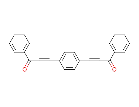 Molecular Structure of 52714-30-4 (2-Propyn-1-one, 3,3'-(1,4-phenylene)bis[1-phenyl-)