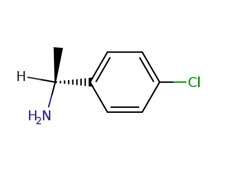 Molecular Structure of 4187-56-8 ((S)-1-(4-Chlorophenyl)ethylamine)