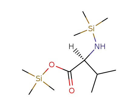 Molecular Structure of 7364-44-5 (N-(Trimethylsilyl)-L-valine (trimethylsilyl) ester)