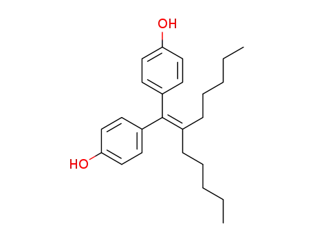 1,1-bis(4-hydroxyphenyl)-2-pentyl-1-heptene