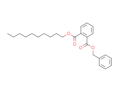 Molecular Structure of 1252-12-6 (1,2-Benzenedicarboxylic acid, decyl phenylmethyl ester)