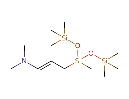 (E)-N,N-dimethyl-3-bis(trimethylsiloxy)methylsilyl-1-propenylamine