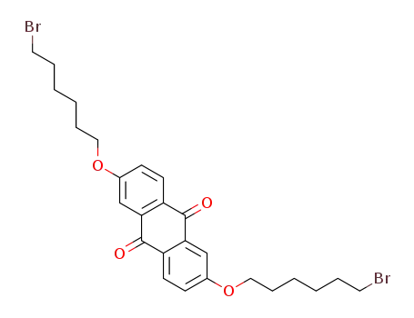 2,6-bis(6-bromohexyloxy)anthracene-9,10-dione