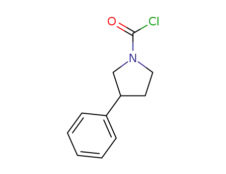 3-phenylpyrrolidine-1-carbonyl chloride