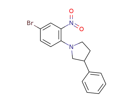 (±)-1-(4-bromo-2-nitrophenyl)-3-phenylpyrrolidine