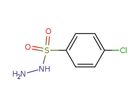 Molecular Structure of 2751-25-9 (4-chlorobenzenesulfonohydrazide)