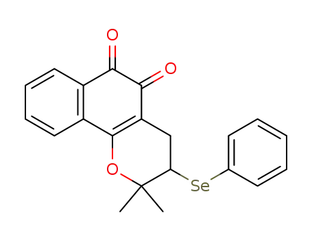 2,2-dimethyl-3-(phenylselanyl)-3,4-dihydro-2H-benzo[h]chromene-5,6-dione