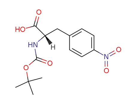 Molecular Structure of 33305-77-0 (BOC-L-4-Nitrophe)