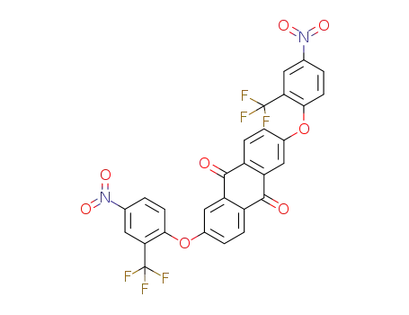 2,6-bis(2-trifluoromethyl-4-nitrophenoxy)anthraquinone