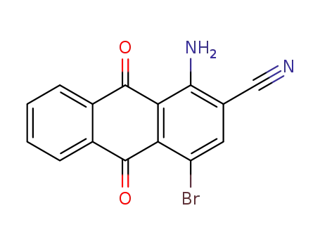 1-amino-4-bromo-9,10-dioxo-9,10-dihydroanthracene-2-carbonitrile