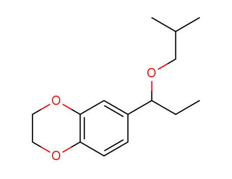 6-[1-(2-methylpropan-1-yloxy)propyl]-2,3-dihydro-1,4-benzodioxine