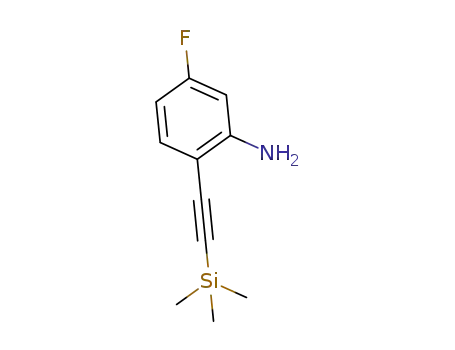 5-fluoro-2-((trimethylsilyl)ethynyl)aniline