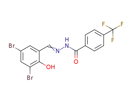 4-trifluoromethyl-N'-(3,5-dibromo-2-hydroxybenzylidene)benzohydrazide