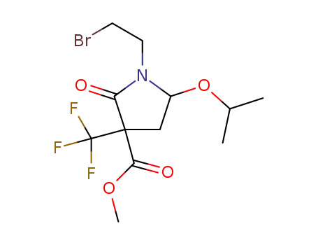 methyl 1-(2-bromoethyl)-5-isopropoxy-2-oxo-3-(trifluoromethyl)-pyrrolidine-3-carboxylate