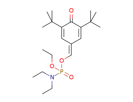 ethyl [(3,5-di-tert-butyl-4-oxocyclohexa-2,5-dien-1-ylidene)methyl]-N,N-diethylphosphoramidoate