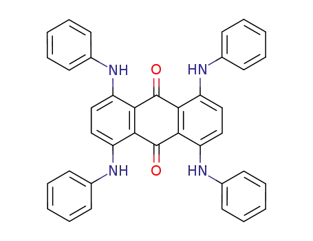 Molecular Structure of 66181-84-8 (1,4,5,8-Tetrakis(phenylamino)anthraquinone)