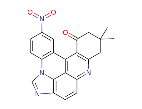 12,12-dimethyl-2-nitro-12,13-dihydroimidazo[4,5,1-de]quinolino[4,3,2-mn]acridin-14(11H)-one