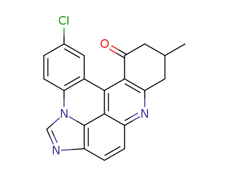 2-chloro-12-methyl-12,13-dihydroimidazo[4,5,1-de]quinolino[4,3,2-mn]acridin-14(11H)-one