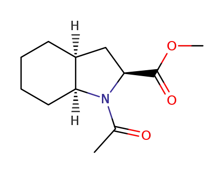 methyl 1-acetyl-(2S,3aS,7aS)-octahydroindole-2-carboxylate