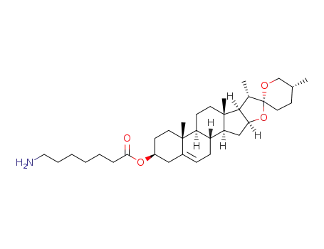 (22β,25R)-spirost-5-en-3β-yl n-octanoate