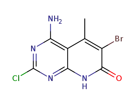 2-chloro-6-bromo-5-methyl-8H-pyrido[2,3-d]pyrimidin-7-one