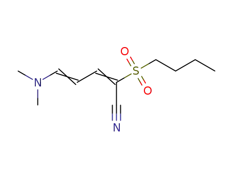 2-n-butylsulfonyl-5-(N,N-dimethyl)amino-2,4-pentadienenitrile