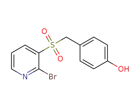 2-bromo-3-(4'-hydroxy)benzylsulfonylpyridine
