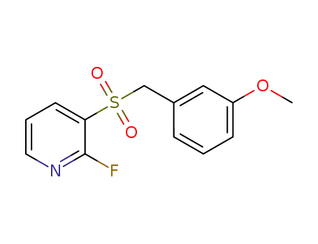 2-fluoro-3-(3'-methoxy)benzylsulfonylpyridine