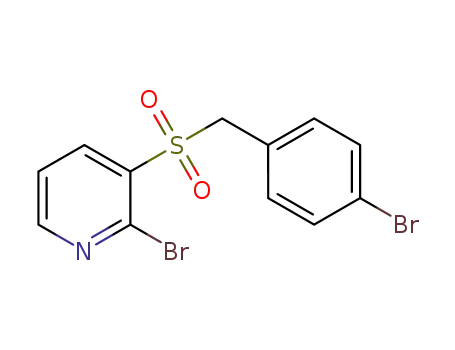 2-bromo-3-(4'-bromo)benzylsulfonylpyridine