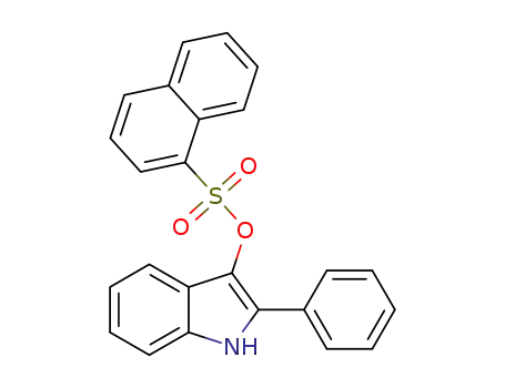 2-phenyl-1H-indol-3-yl naphthalene-1-sulfonate
