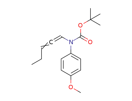 tert-butyl (4-methoxyphenyl)(penta-1,2-dien-1-yl)carbamate