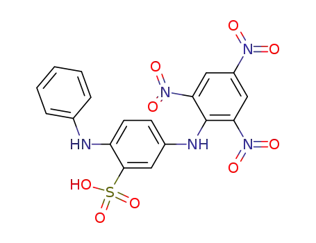 2-anilino-5-(2,4,6-trinitro-anilino)-benzenesulfonic acid
