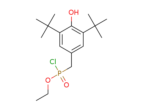 ethyl (3,5-di-tert-butyl-4-hydroxybenzyl)phosphonochloridate