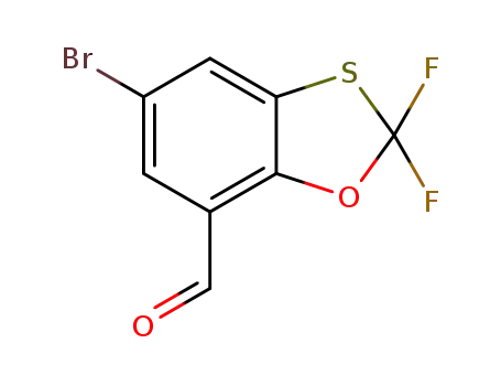 5-bromo-2,2-difluorobenzo[d][1,3]oxathiole-7-carbaldehyde