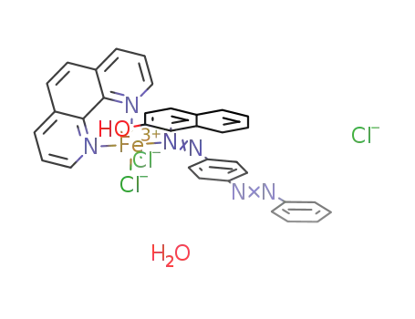 [Fe(sudan III)(1,10-phenanthroline)Cl2]Cl*H2O