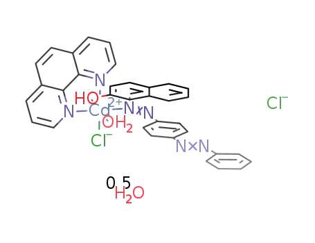 [CdCl(sudan III)(1,10-phenanthroline)(H2O)]Cl*0.5H2O