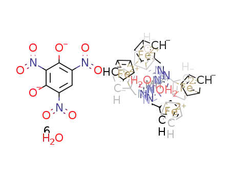[Mn(ferrocenylmethyl-1,2,4-triazole)4(H2O)2](2,4,6-trinitroresorcinolate)·6H2O