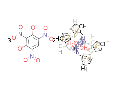 [Cr(ferrocenylmethylimidazole)4(H2O)2]2(2,4,6-trinitroresorcinolate)3