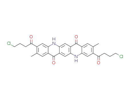 2,9-dimethyl-3,10-di(4-chlorobutyryl)quinacridone