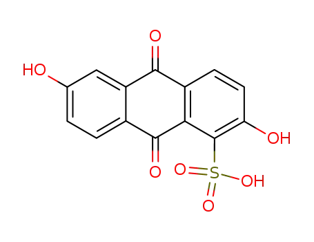2,6-dihydroxy-9,10-dioxo-9,10-dihydro-anthracene-1-sulfonic acid