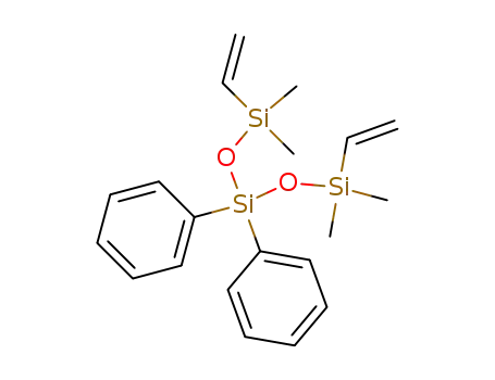 Molecular Structure of 18586-22-6 (1,5-DIVINYL-3,3-DIPHENYL-1,1,5,5-TETRA-METHYLTRISILOXANE)