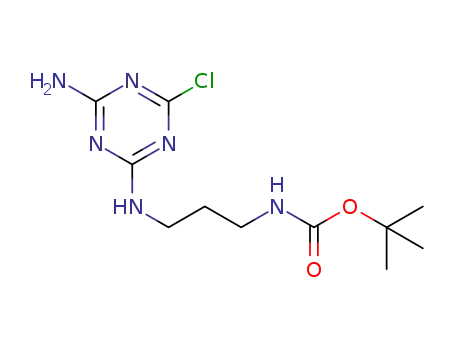 tert-butyl (3-((4-amino-6-chloro-1,3,5-triazin-2-yl)amino)propyl)carbamate