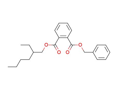 Molecular Structure of 18750-05-5 (2-Ethylhexyl benzyl phthalate)